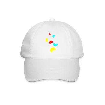 Croissant Symbol - Baseballkappe - Weiß/Weiß - Vorne