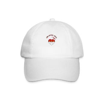 Karneval Kostüm Kölle Alaaf Wappen Dom Köln - Baseballkappe - Weiß/Weiß - Vorne
