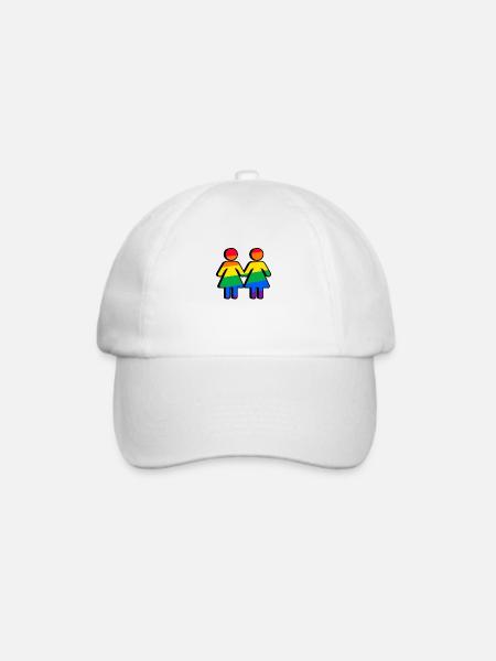 Pride - Baseballkappe - Weiß/Weiß