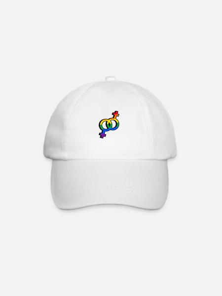 Pride - Baseballkappe - Weiß/Weiß