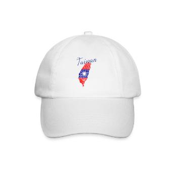 Taiwan - Baseballkappe - Weiß/Weiß - Vorne