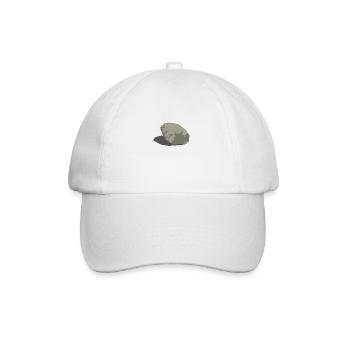 stone - Stein - Baseballkappe - Weiß/Weiß - Vorne