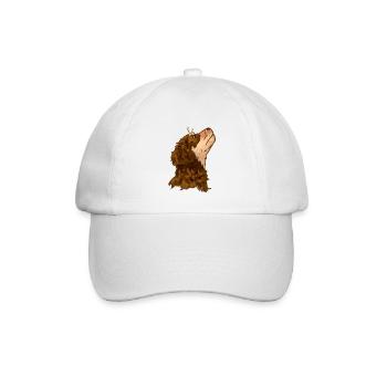 Niedlicher Hund - Baseballkappe - Weiß/Weiß - Vorne