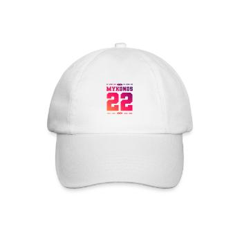 Mykonos 22 - Baseballkappe - Weiß/Weiß - Vorne