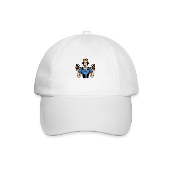 Bayrin Bier Madel Mädchen Kellnerin - Baseballkappe - Weiß/Weiß - Vorne