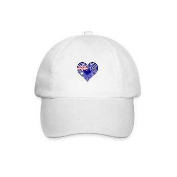 Australien - Australia - Baseballkappe - Weiß/Weiß - Vorne