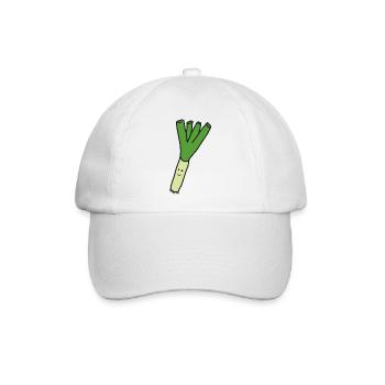 Lauch - Baseballkappe - Weiß/Weiß - Vorne