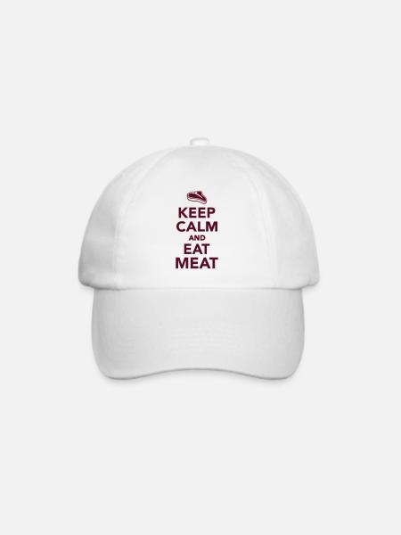 Fleisch - Baseballkappe - Weiß/Weiß