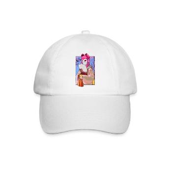 Geisha - Baseballkappe - Weiß/Weiß - Vorne
