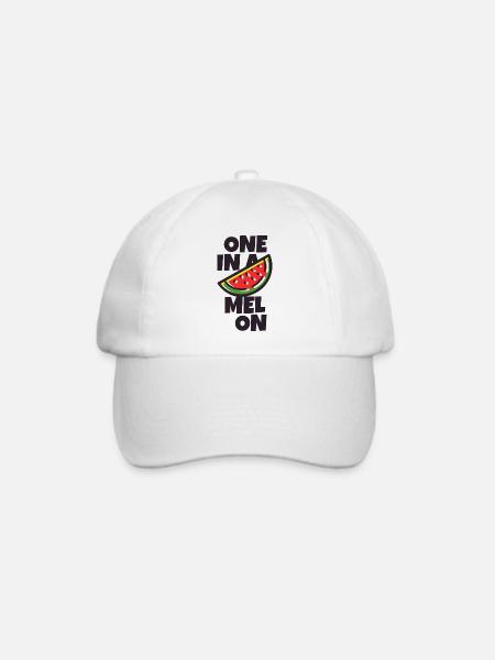 Einer in einer Melone - Baseballkappe - Weiß/Weiß