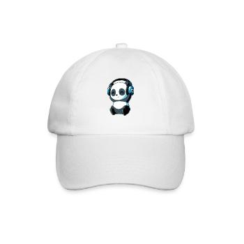 Cute Panda - Baseballkappe - Weiß/Weiß - Vorne