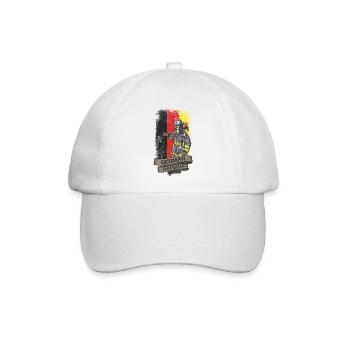 German Firefighter - Baseballkappe - Weiß/Weiß - Vorne