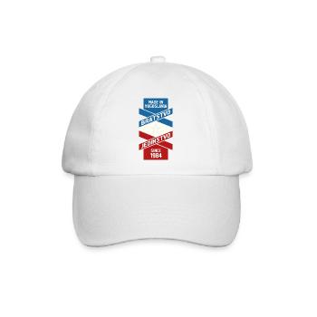 Made in Yugoslavia Geschenk Jugo Tito SFRJ - Baseballkappe - Weiß/Weiß - Vorne