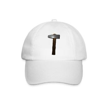 Hammer - Baseballkappe - Weiß/Weiß - Vorne
