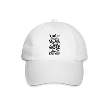 Andre - Baseballkappe - Weiß/Weiß - Vorne