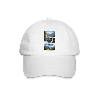 visithallstatt - Baseballkappe - Weiß/Weiß - Vorne