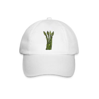 Spargel Zeit - Baseballkappe - Weiß/Weiß - Vorne