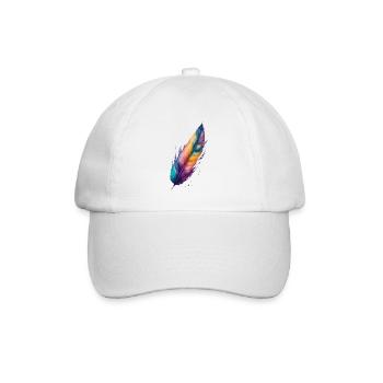 Feder - Baseballkappe - Weiß/Weiß - Vorne