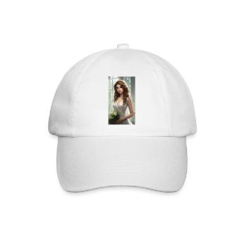 Team bride - Baseballkappe - Weiß/Weiß - Vorne