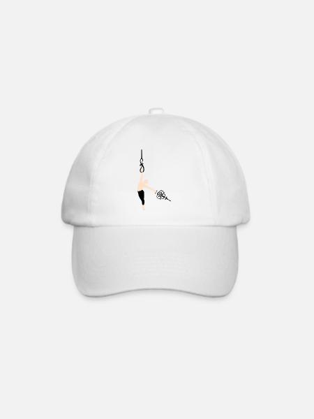 Uhr - Baseballkappe - Weiß/Weiß