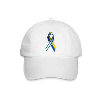 Israel Ukraine Friedenszeichen - Baseballkappe - Weiß/Weiß - Vorne