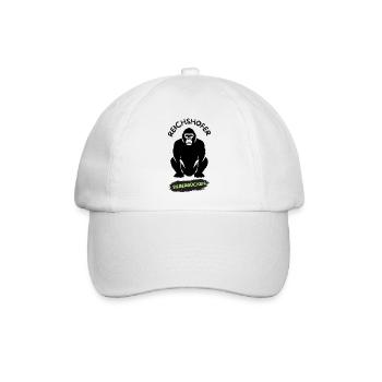 Reichshofer Silberrücken schwarz - Baseballkappe - Weiß/Weiß - Vorne