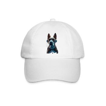 Doggo DJ - Baseballkappe - Weiß/Weiß - Vorne