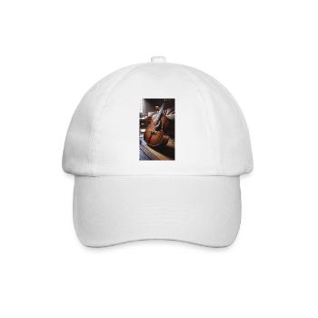 Akustische Gitarre - Baseballkappe - Weiß/Weiß - Vorne