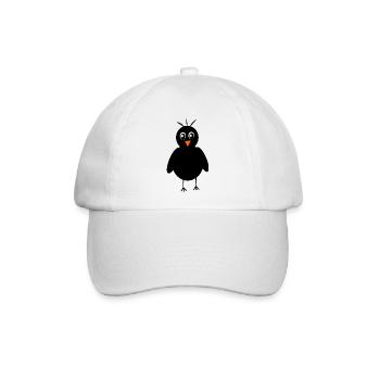 Kawaii Vogel Kawaii Chibi Kawaii Vögel - Baseballkappe - Weiß/Weiß - Vorne