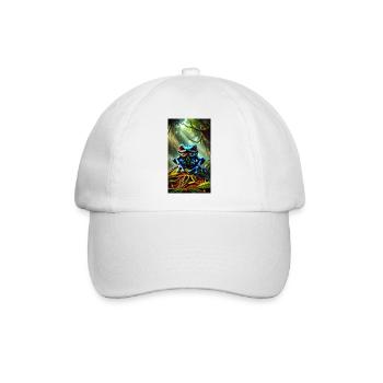 Amazonas-Frosch - Baseballkappe - Weiß/Weiß - Vorne