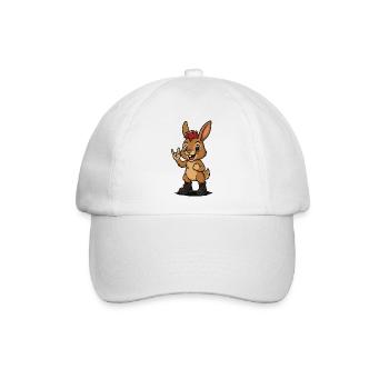 Punk Hopstar - Baseballkappe - Weiß/Weiß - Vorne