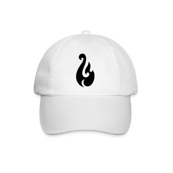 Mauis Haken - Baseballkappe - Weiß/Weiß - Vorne