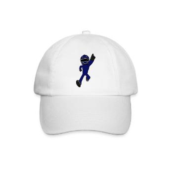 Rennfahrer  - Baseballkappe - Weiß/Weiß - Vorne