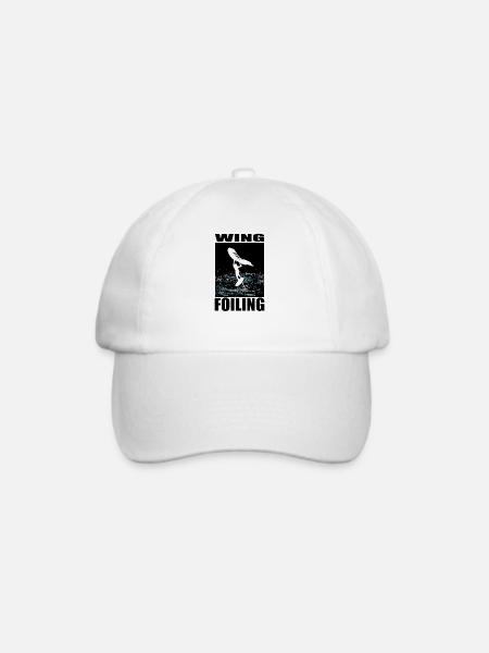 wingfoiler - Baseballkappe - Weiß/Weiß