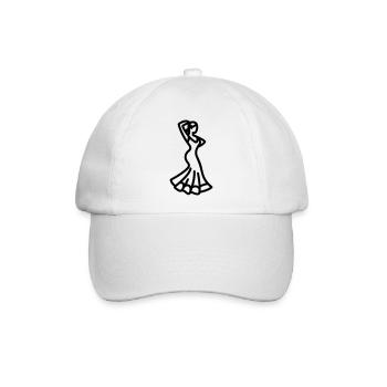 Flamenco - Baseballkappe - Weiß/Weiß - Vorne