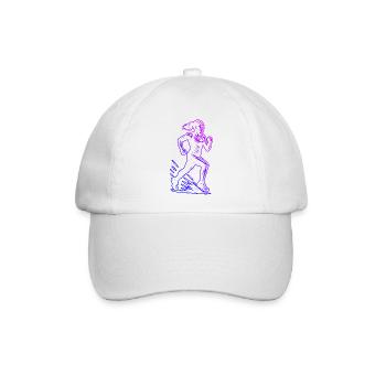 Ein Must Have für echte Rennen - Baseballkappe - Weiß/Weiß - Vorne