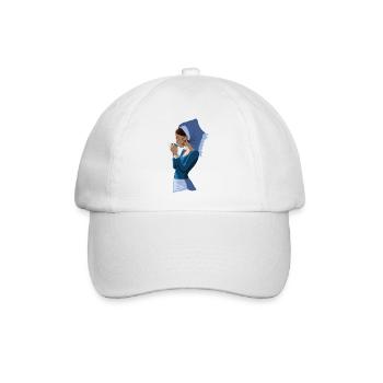 Dobre zajtšo! - Baseballkappe - Weiß/Weiß - Vorne
