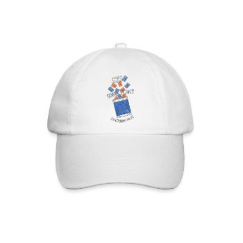 Tut mir leid, ich kann nicht. Ich öffne Packs, Sammelkarten. - Baseballkappe - Weiß/Weiß - Vorne