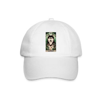 Husky Forest Tarotkarte - Baseballkappe - Weiß/Weiß - Vorne