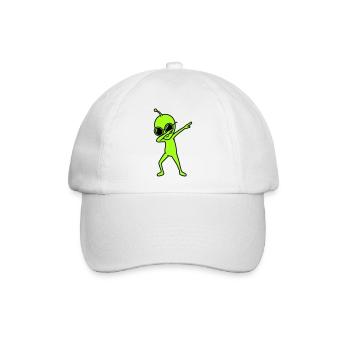 Alien Dab - Baseballkappe - Weiß/Weiß - Vorne