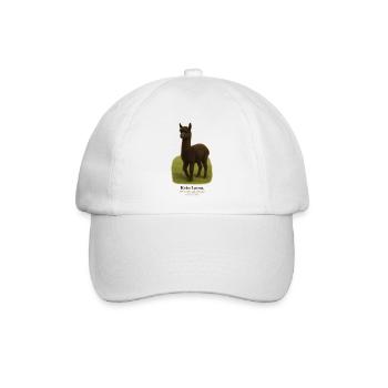 kein-lama - Baseballkappe - Weiß/Weiß - Vorne