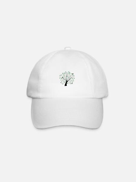 Der wundervolle Baum - Baseballkappe - Weiß/Weiß