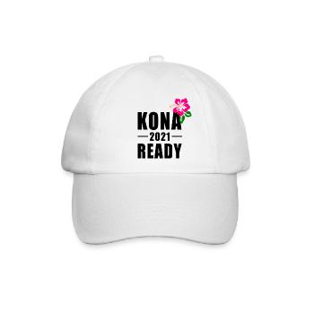KONA 2021 READY - TRIATHLON HAWAII - Baseballkappe - Weiß/Weiß - Vorne