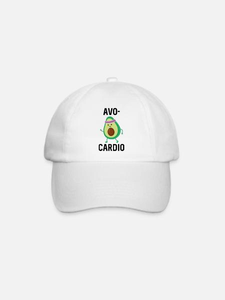 Avocardio - Baseballkappe - Weiß/Weiß