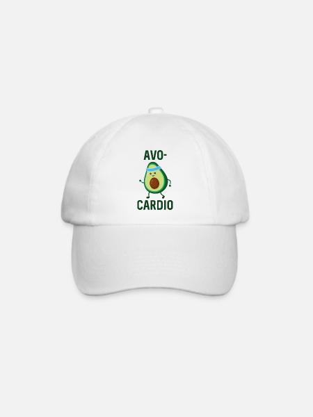 Avocardio - Baseballkappe - Weiß/Weiß