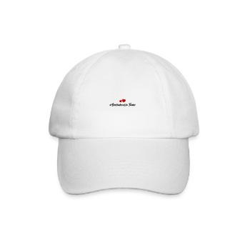 bachelorette team herz - Baseballkappe - Weiß/Weiß - Vorne