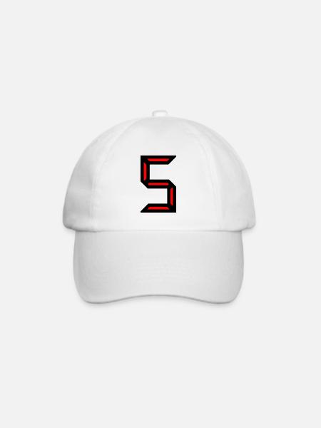 5. 5 JAHRE. 5-JÄHRIGES JUBILÄUM. GEBURTSTAG 5 JAHRE. 5 - Baseballkappe - Weiß/Weiß