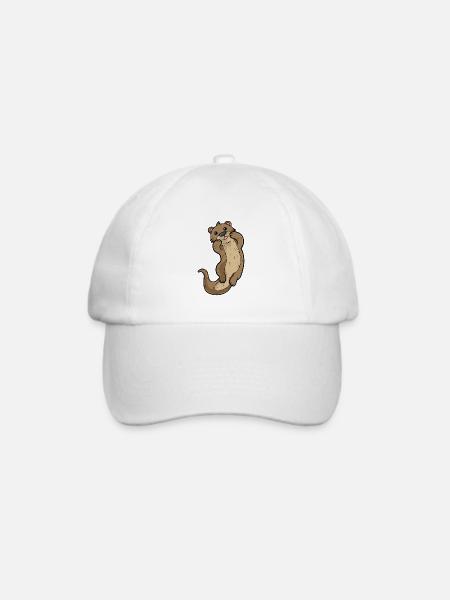 Otter - Baseballkappe - Weiß/Weiß