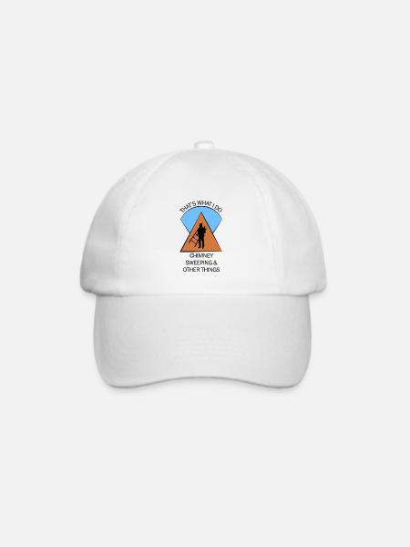 Schornsteinfeger Schlotfeger - Baseballkappe - Weiß/Weiß