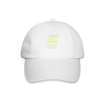 Rastafari - Baseballkappe - Weiß/Weiß - Vorne